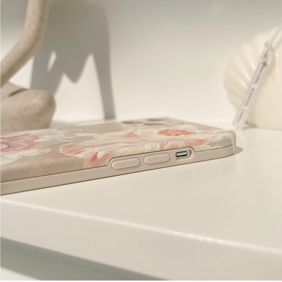 5for$10 Pale Floral iPhone 12 Pro Max Case, Aesthetic TPU Cover Protection Case - Picture 9 of 11
